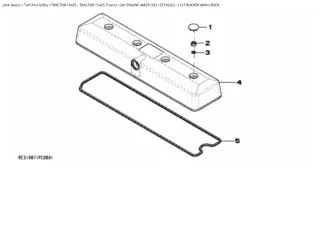 John Deere 5425 Tractor Parts Catalogue Manual Instant Download (PC10867)