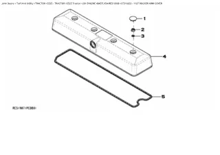 John Deere 5525 Tractor Parts Catalogue Manual Instant Download (PC10868)