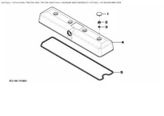 John Deere 5603 Tractor Parts Catalogue Manual Instant Download (PC9645)