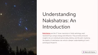 Understanding Nakshatras: Types and How to Predict with Them