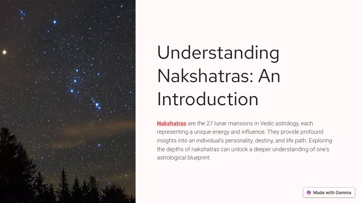 understanding nakshatras an introduction