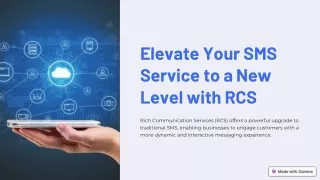elevate your sms service to a new level with rcs