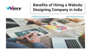 Benefits of Hiring a Website Designing Company in India