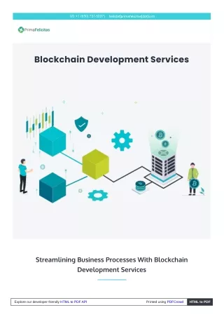The Impact of Blockchain Development Services on Your Business