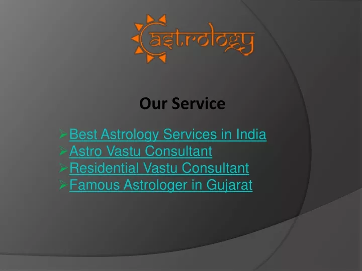 our service