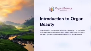 Organ Beauty provides the Online Learning Platform