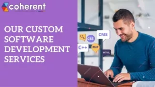 Tailored Custom Software Development Services to Meet Your Unique Needs