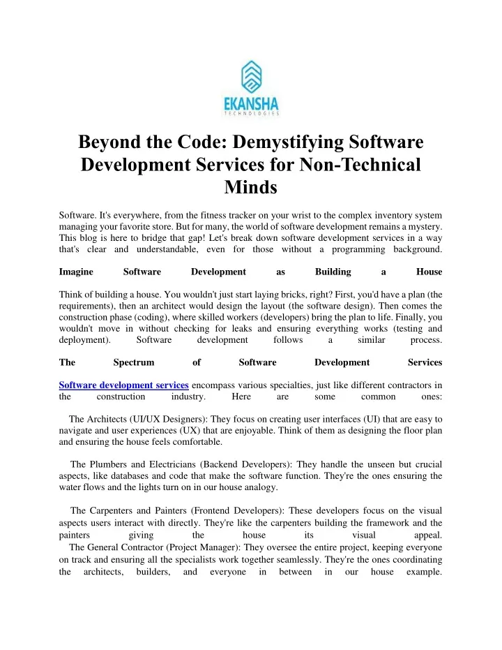 beyond the code demystifying software development
