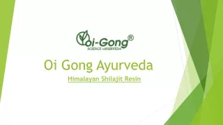 Buy Pure Oi Gong Himalayan Shilajit Resin | Call 8588867475