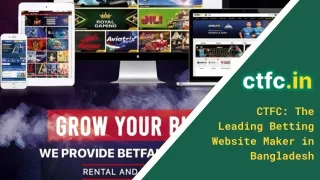 CTFC The Leading Betting Website Maker in Bangladesh