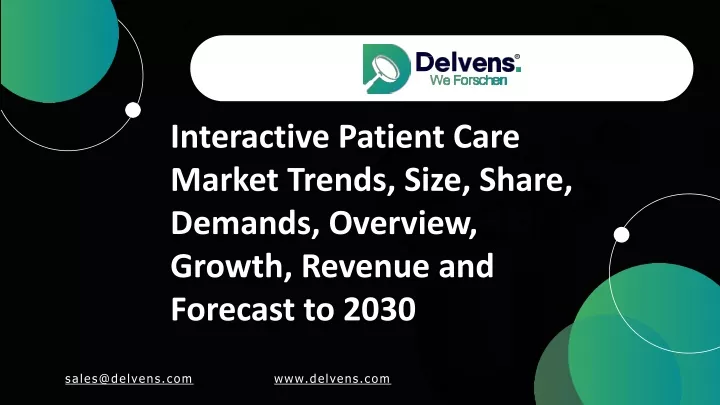 interactive patient care market trends size share