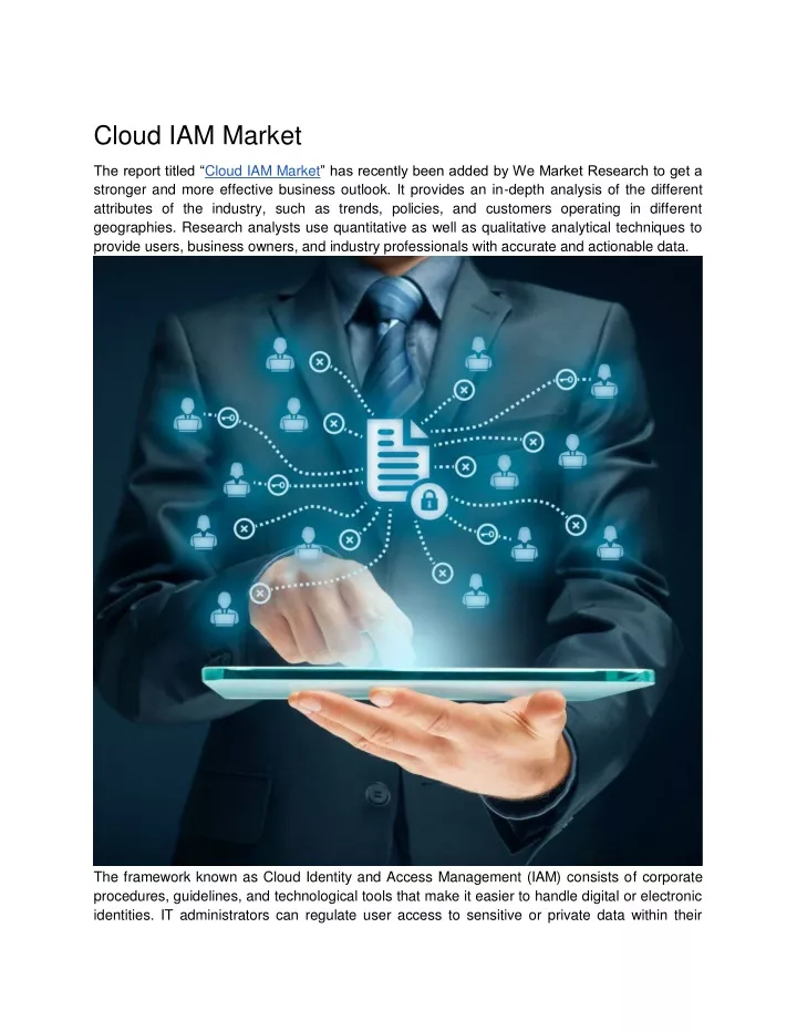 cloud iam market