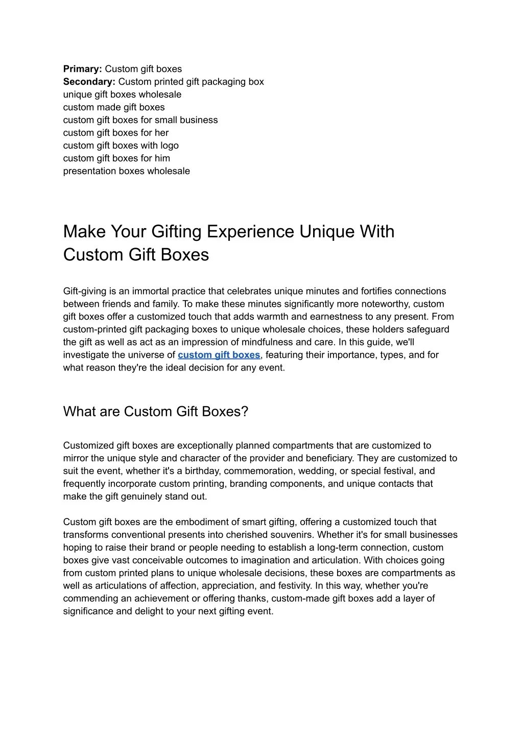 PPT - Custom Gift Boxes: Elevate Your Brand PowerPoint Presentation ...