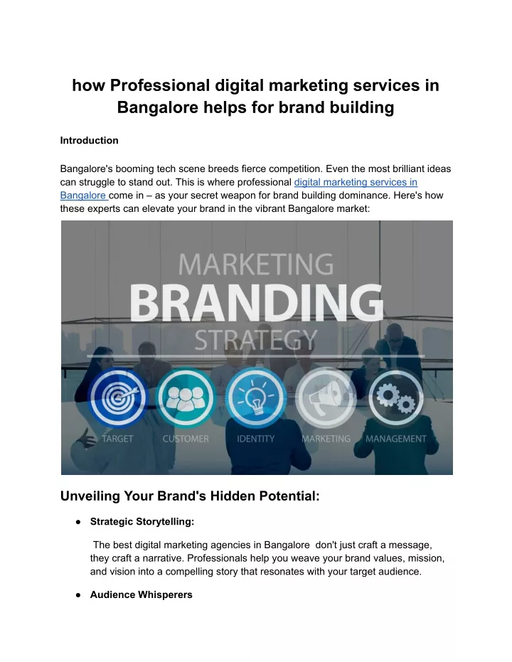 how professional digital marketing services