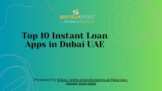 top 10 instant loan apps in dubai uae