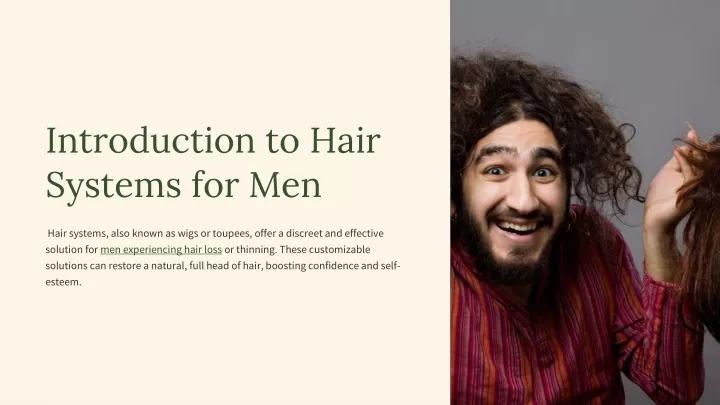 introduction to hair systems for men