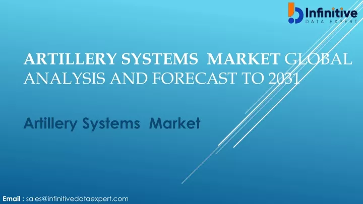 artillery systems market global analysis and forecast to 2031