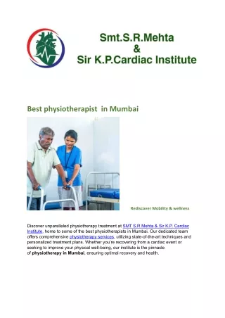 Best physiotherapist  in Mumbai