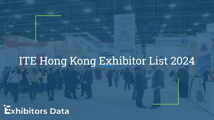 ite hong kong exhibitor list 2024