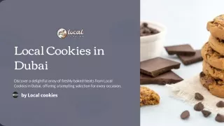 Local Cookies bake the best Brownie Cookies Dubai