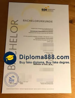 How to order Internationale Hochschule SDI München degree?