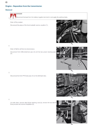 Lamborghini r1.45 Tractor Service Repair Manual (Serial Number 15001 and up)