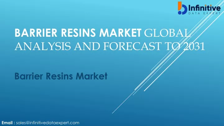 barrier resins market global analysis and forecast to 2031