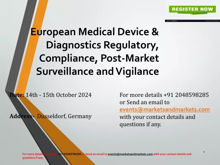 european medical device diagnostics regulatory compliance post market surveillance and vigilance