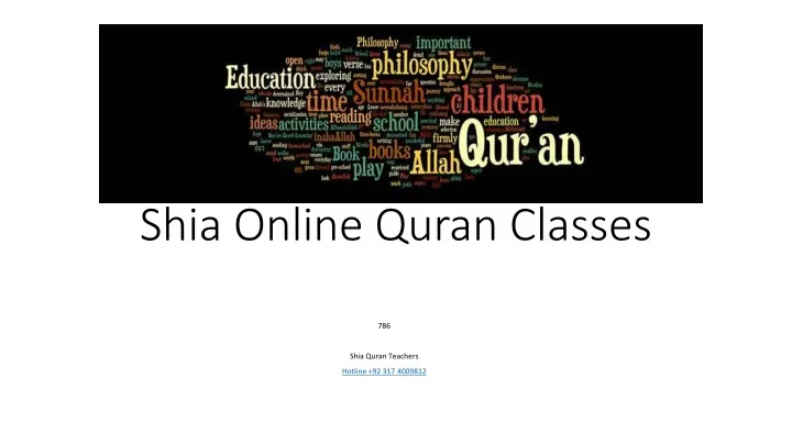 shia online quran classes