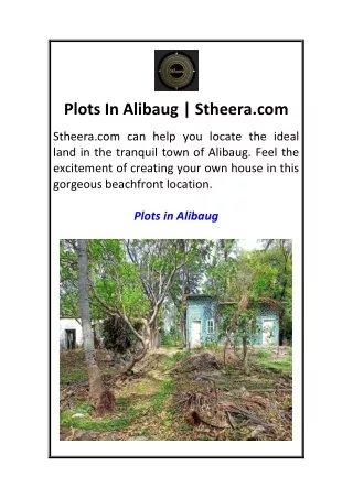 plots in alibaug stheera com