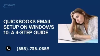 QuickBooks Email Setup on Windows 10 A 4-Step Guide