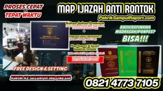 0821-4773-7105 Sampul Raport Plastik Map Ijazah di Kaimana