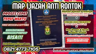 0821-4773-7105 Map K13 Sampul Ijazah di Karimun