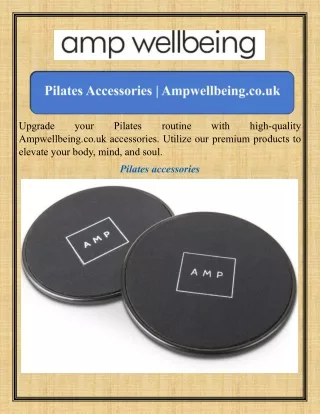Pilates Accessories Ampwellbeing.co.uk
