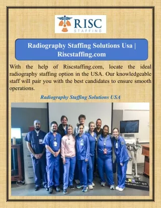 Radiography Staffing Solutions Usa Riscstaffing.com