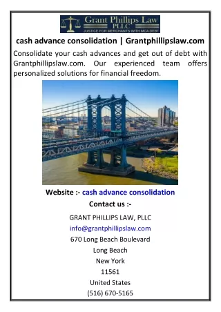 cash advance consolidation | Grantphillipslaw.com