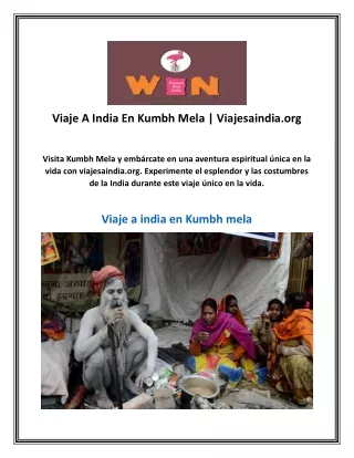 Viaje A India En Kumbh Mela | Viajesaindia.org