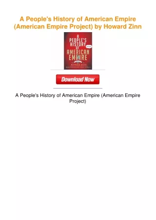 A People's History of American Empire (American Empire Project) by Howard