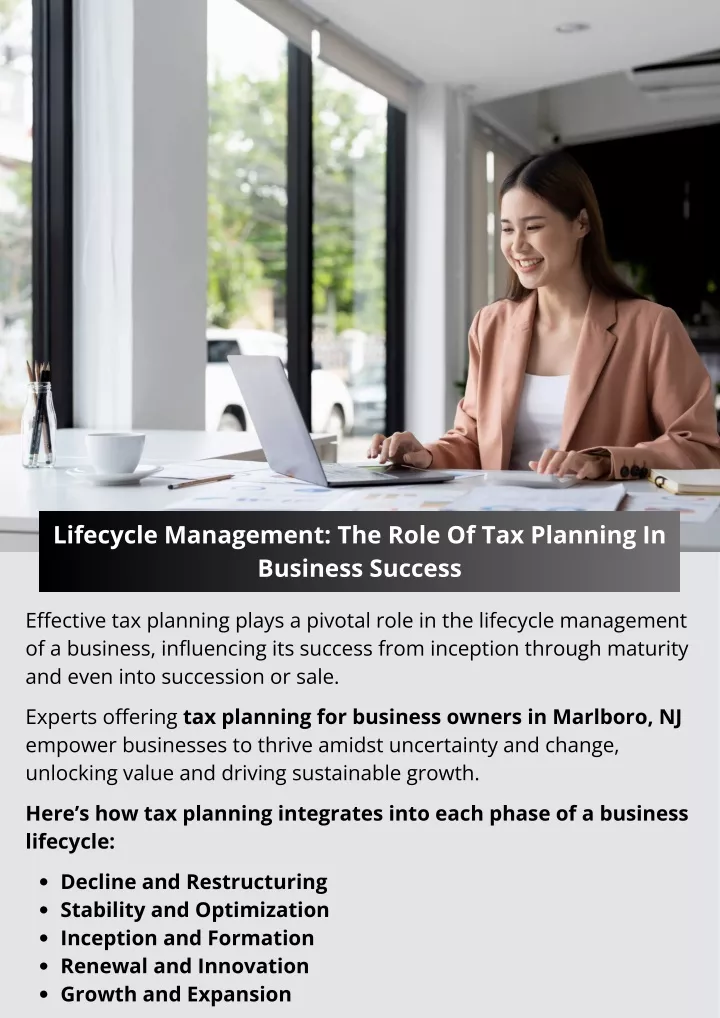 lifecycle management the role of tax planning