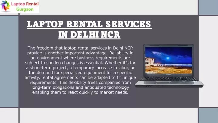 laptop rental services in delhi ncr