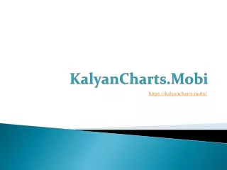 Kalyan Chart Online Game