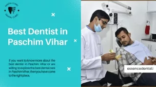 Best Dentist In Paschim Vihar