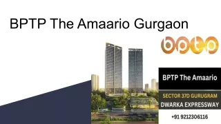 BPTP The Amaario Gurgaon