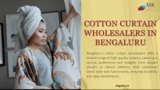 Cotton Curtain wholesalers in Bengaluru