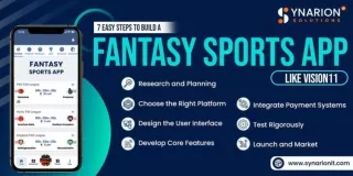 7 Easy Steps to Build a Fantasy Sports App Like Vision11