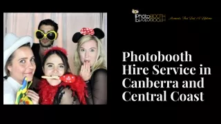 Photobooth Hire Service in Canberra and Central Coast