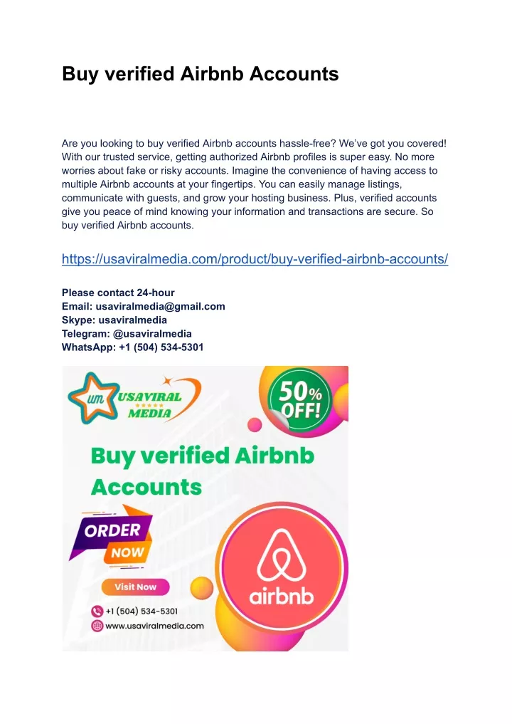 buy verified airbnb accounts