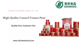 High Quality Canned Tomato Paste