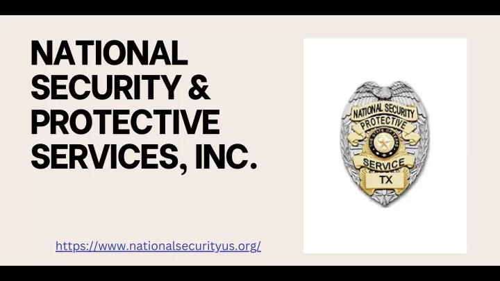 national security protective services inc