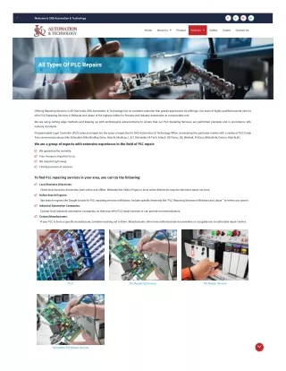 plc repair services near bhilwara, rajasthan